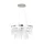 LED corp de iluminat, lampă suspendată, de tavan, 46W, naturalal alb, dimmerabil, cristal, crom, EGLO, ANTELAO, 39281