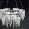 LED corp de iluminat, lampă suspendată, de tavan, 46W, naturalal alb, dimmerabil, cristal, crom, EGLO, ANTELAO, 39281
