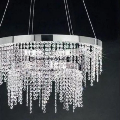 LED corp de iluminat, lampă suspendată, de tavan, 46W, naturalal alb, dimmerabil, cristal, crom, EGLO, ANTELAO, 39281
