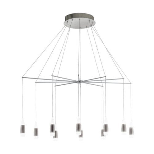 EGLO , 39327 , SANTIGA , függeszték , 3000 K , LED , 20X3,2W , Yes , IP20 , fehér, matt nikkel