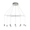 EGLO , 39327 , SANTIGA , függeszték , 3000 K , LED , 20X3,2W , Yes , IP20 , fehér, matt nikkel