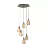 EGLO, 39508, SIRACUSA, lampă suspendată, E27, 6X60W, IP20, cupru roșu de culoare