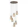 EGLO, 39508, SIRACUSA, lampă suspendată, E27, 6X60W, IP20, cupru roșu de culoare