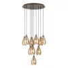 EGLO, 39509, SIRACUSA, lampă suspendată, E27, 10X60W, IP20, cupru roșu de culoare