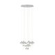 EGLO , 39527 , MIOGLIA , függeszték , 3000 K , LED , 10X3,15W , Yes , IP20 , fehér szemcsés, átlátszó