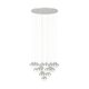 EGLO , 39528 , MIOGLIA , függeszték , 3000 K , LED , 18X3,15W , Yes , IP20 , fehér szemcsés, átlátszó