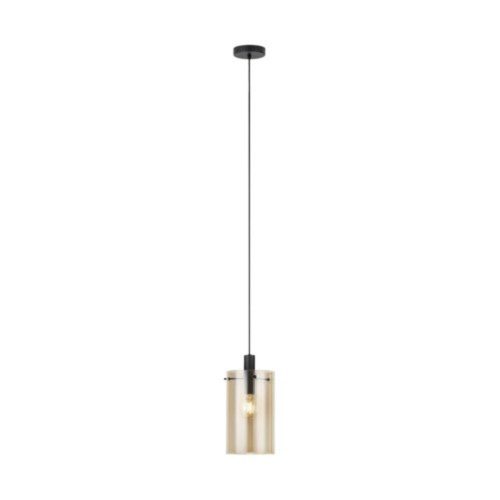 EGLO , 39537 , POLVERARA , függeszték , E27 , 1X40W , IP20 , borostyán