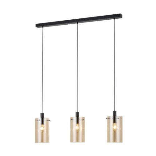 EGLO , 39539 , POLVERARA , függeszték , E27 , 3X40W , IP20 , borostyán