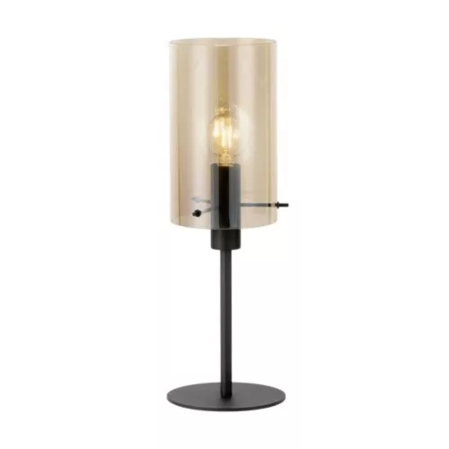 EGLO , 39541 , POLVERARA , asztali lámpa , E27 , 1X40W , IP20 , borostyán