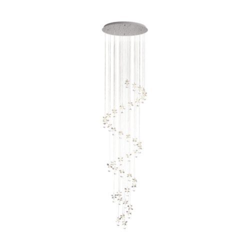 EGLO , 39545 , PIANOPOLI 1 , függeszték , 3000 K , LED , 40X1,8W , Yes , IP20 , átlátszó