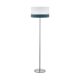 EGLO , 39558 , SPALTINI , állólámpa , E27 , 1X60W , IP20 , fehér, ezüst, kék