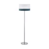 EGLO , 39558 , SPALTINI , állólámpa , E27 , 1X60W , IP20 , fehér, ezüst, kék