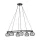 EGLO, 39578, DAGUELLA, lampă suspendată, E14, 6X25W, IP20, negru-transparent