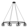 EGLO, 39578, DAGUELLA, lampă suspendată, E14, 6X25W, IP20, negru-transparent