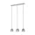 EGLO, 39667, ALBARINO, lampă suspendată, E27, 3X40W, IP20, negru-transparent