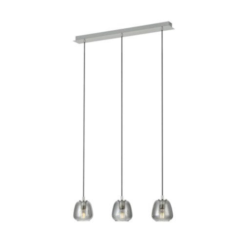 EGLO , 39667 , ALBARINO , függeszték , E27 , 3X40W , IP20 , fekete-átlátszó