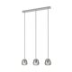 EGLO , 39667 , ALBARINO , függeszték , E27 , 3X40W , IP20 , fekete-átlátszó