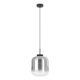 EGLO , 39673 , BULCIAGO , függeszték , E27 , 1X40W , IP20 , fekete-átlátszó