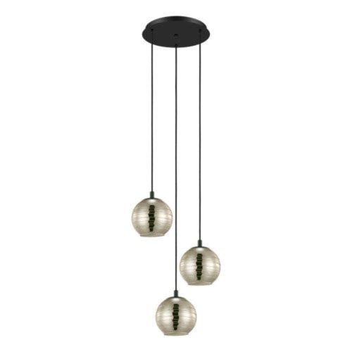 EGLO , 39685 , LEMORIETA , függeszték , E27 , 3X40W , IP20 , arany színű