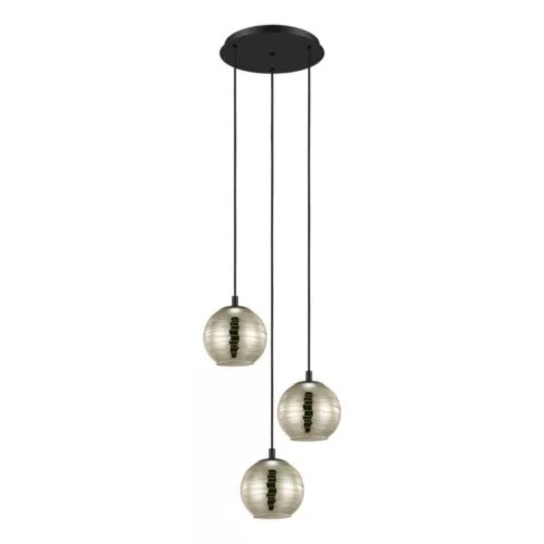 EGLO, 39685, LEMORIETA, lampă suspendată, E27, 3X40W, IP20, auriu de culoare
