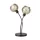 Asztali E27 2x40W fekete/arany Creppo