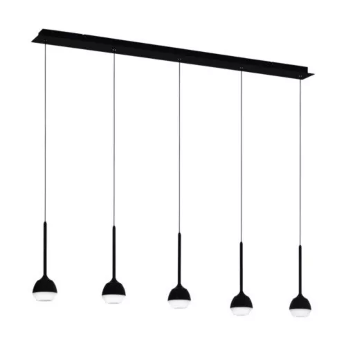 EGLO, 39712, NUCETTO, lampă suspendată, 3000 K, LED, 5X4,5W, Yes, IP20, transparent