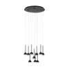 EGLO , 39714 , NUCETTO , függeszték , 3000 K , LED , 10X4,5W , Yes , IP20 , átlátszó