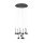 EGLO , 39714 , NUCETTO , függeszték , 3000 K , LED , 10X4,5W , Yes , IP20 , átlátszó