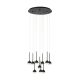 EGLO , 39714 , NUCETTO , függeszték , 3000 K , LED , 10X4,5W , Yes , IP20 , átlátszó