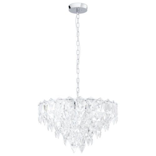 EGLO , 39724 , CARVARIO , függeszték , E14 , 10X40W , IP20 , átlátszó