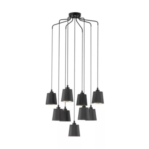 EGLO , 39739 , BERNABETTA , függeszték , E27 , 9X40W , IP20 , fekete, arany