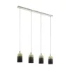 EGLO , 39752 , AZBARREN , függeszték , E27 , 4X40W , IP20 , szürke