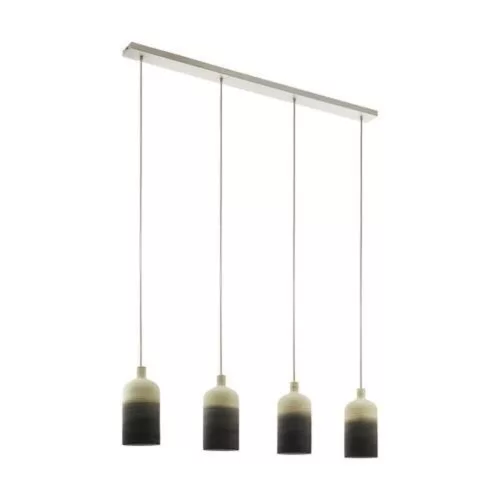 EGLO , 39752 , AZBARREN , függeszték , E27 , 4X40W , IP20 , szürke