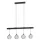 EGLO, 39761, ARGALLO, lampă suspendată, E27, 4X40W, IP20, negru-transparent