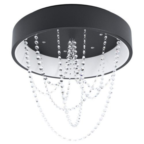 EGLO , 39762 , BERLONA , mennyezeti lámpa , 3000 K , LED , 34W , Yes , IP20 , átlátszó