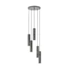 EGLO, 39823, MENTALONA, lampă suspendată, GU10, 5X4,5W, IP20, negru, alb