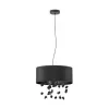 EGLO, 39845, ESCUELA, lampă suspendată, E27, 3X16W, IP20, negru, transparent