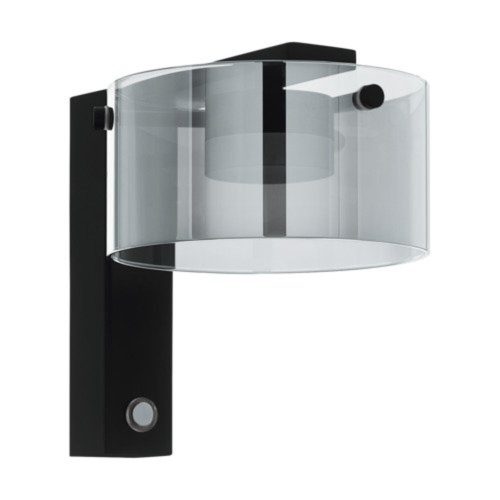 EGLO , 39876 , COPILLOS , fali lámpa , 3000 K , LED , 1X7,2W , Yes , IP20 , fekete-átlátszó