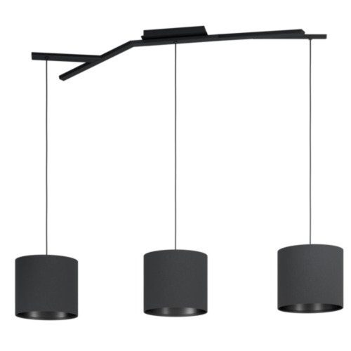 EGLO , 39886 , BALNARIO , függeszték , E27 , 3X40W , IP20 , fekete