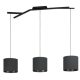 EGLO , 39886 , BALNARIO , függeszték , E27 , 3X40W , IP20 , fekete