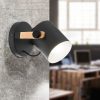 EGLO , 43046 , HORNWOOD , fali lámpa , E27 , 1X28W , IP20 , barna