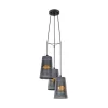 EGLO , 43108 , HONEYBOURNE , függeszték , E27 , 3X60W , IP20 , horganyzott, antikolt arany