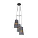 EGLO , 43108 , HONEYBOURNE , függeszték , E27 , 3X60W , IP20 , horganyzott, antikolt arany