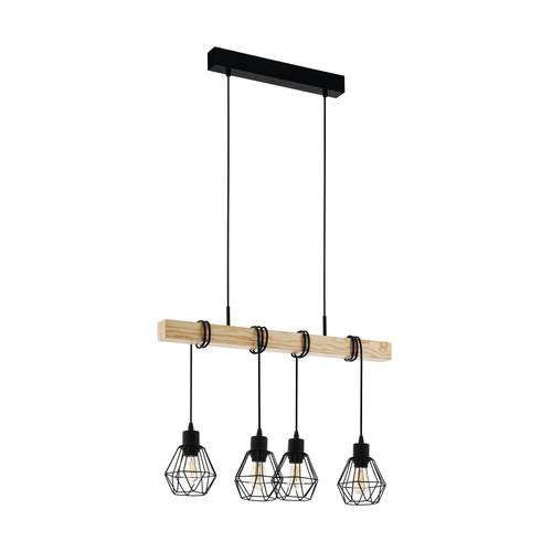 EGLO , 43132 , TOWNSHEND 5 , függeszték , E27 , 4X60W , IP20