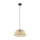 EGLO , 43253 , CLAVERDON , függeszték , E27 , 1X40W , IP20 , natúr