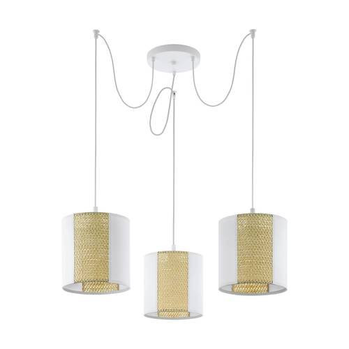 EGLO , 43403 , ARNHEM , függeszték , E27 , 3X40W , IP20 , fehér, barna