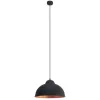 LED lampă lampă suspendată, de tavan, E27, oțel, negru, cupru roșu, EGLO, TRURO 2, 49247