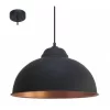 LED lampă lampă suspendată, de tavan, E27, oțel, negru, cupru roșu, EGLO, TRURO 2, 49247