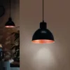 LED lampă lampă suspendată, de tavan, E27, oțel, negru, cupru roșu, EGLO, TRURO 2, 49247