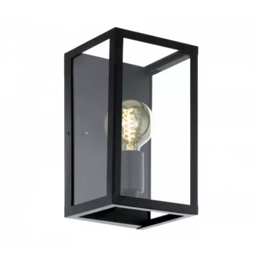 LED lámpatest , fali , E27-es foglalatú , fekete , EGLO , CHARTERHOUSE  , 49394